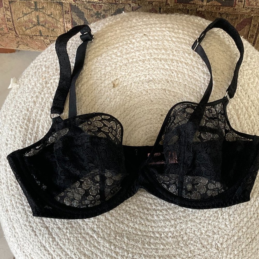 Agent Provocateur Black Mercy bra 34D